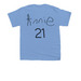 Annie's Army, a Carolina Blue Youth Unisex Tee (back-view)