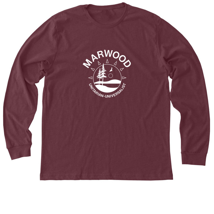 Marwood Summer 2026 - Pop Up, a Heather Maroon Premium Long Sleeve Tee