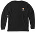 NACD 1970's Retro Sunset Logo, a Solid Black Blend Premium Long Sleeve Tee
