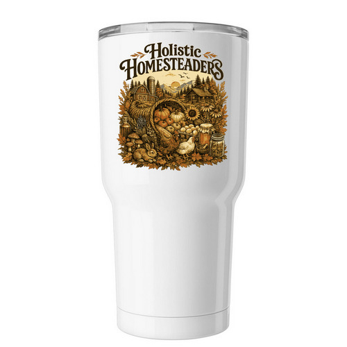 HHHW Fall Tumbler, a White Insulated Tumbler