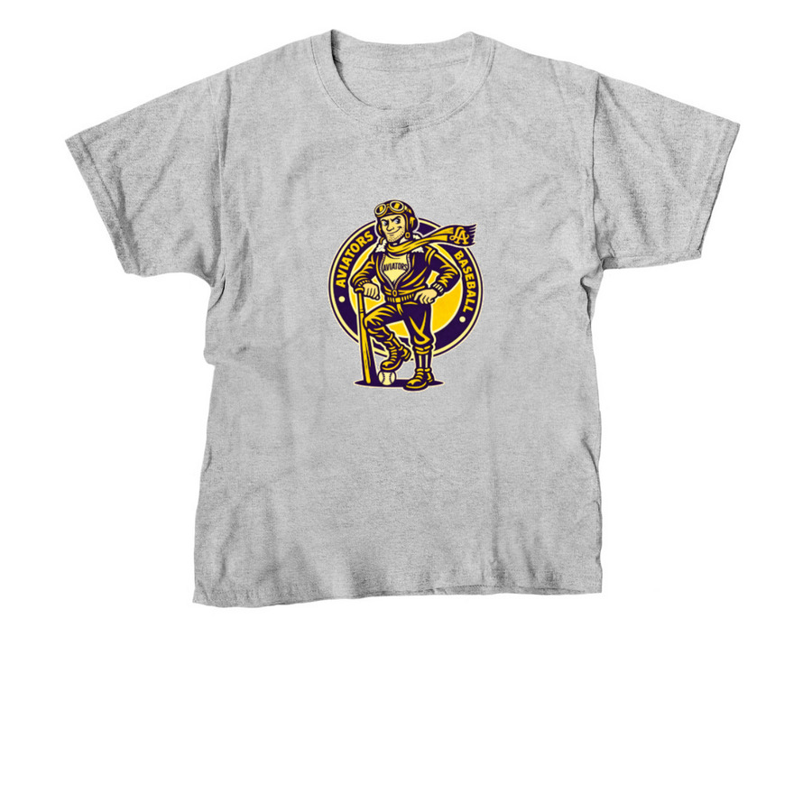 Aviators Baseball, a Sport Grey Youth Unisex Tee