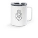 Lion Travel Mug, a White Stainless Steel Travel Mug