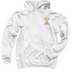 Smokin' the Gnar (Lite), a White Pullover Hoodie