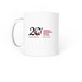 Premium mug, a White Coffee Mug (back-view)