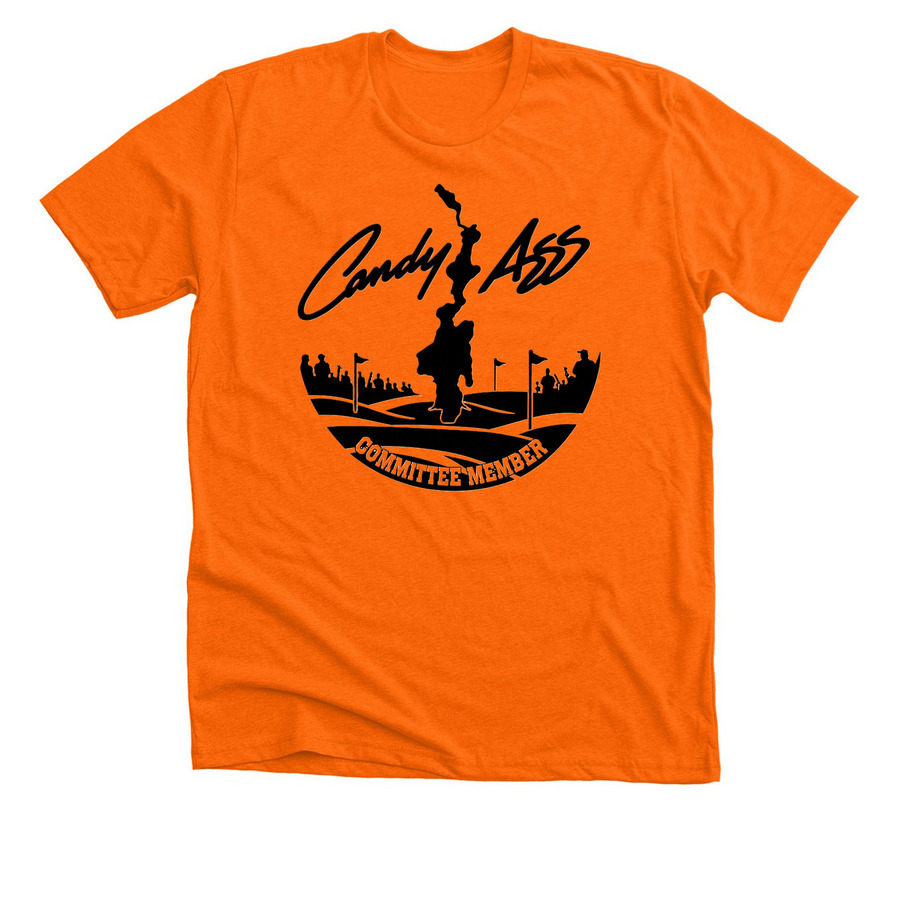 Committee Member Logo, a Neon Orange Premium Unisex Tee