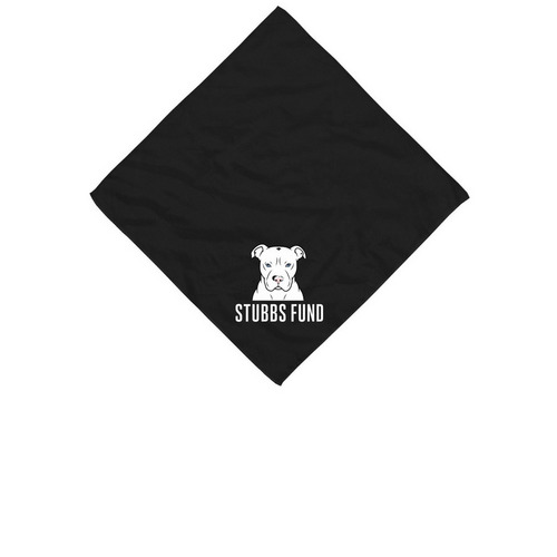 test, a Black Cotton Bandana