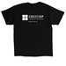 Plasma Saves Lives, a Black Classic Unisex Tee (back-view)