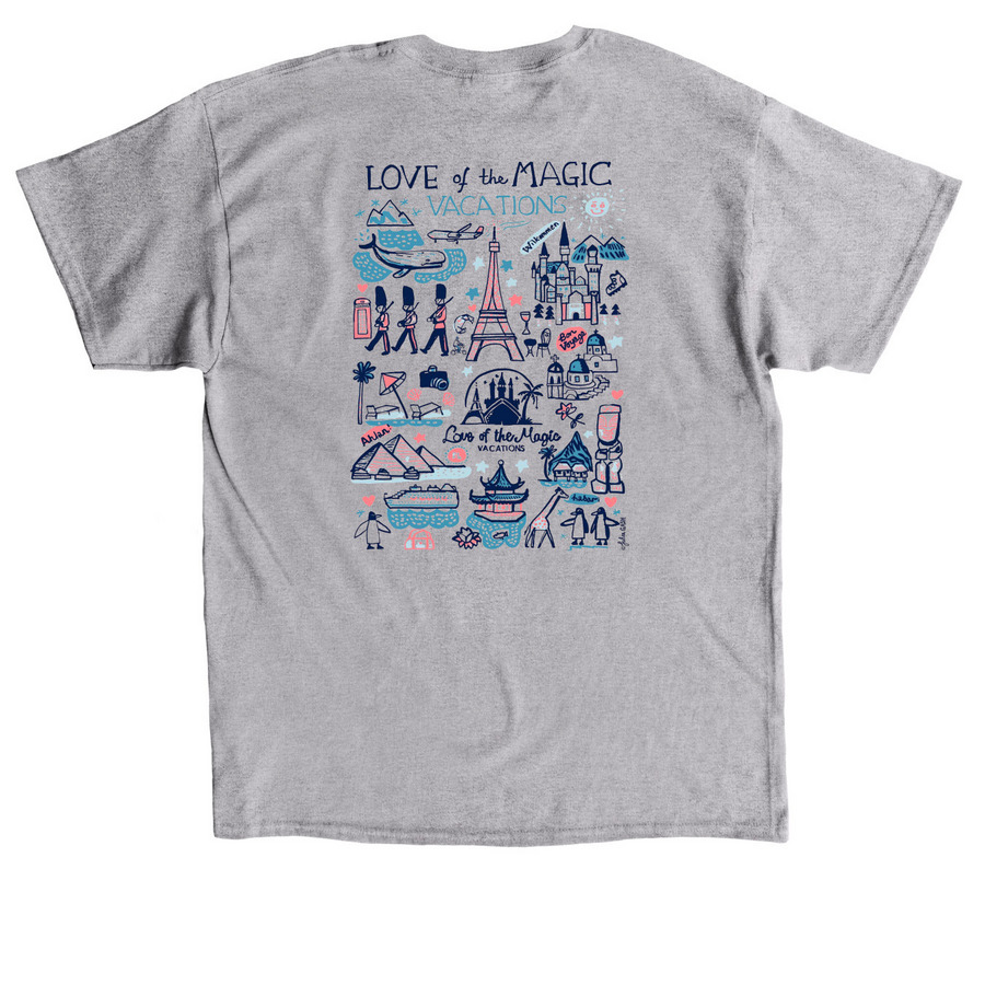 LOTMV Summit 2026, a Sport Grey Classic Unisex Tee (back-view)