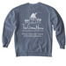 GreenHouse Child Abuse Prevention Month 2026, a Blue Jean Comfort Colors Crewneck Sweatshirt (back-view)