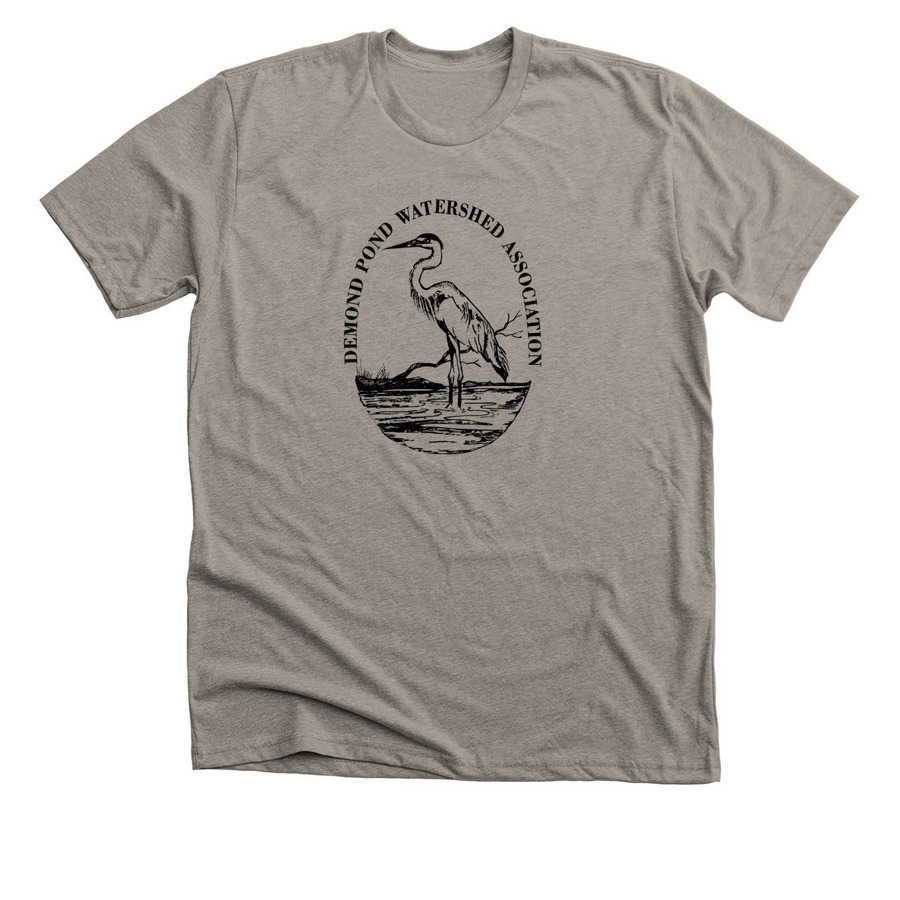 Demond Pond Watershed Assoc, a Heather Stone Premium Unisex Tee