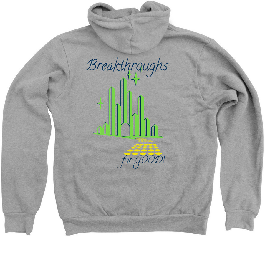 Team Oz 2026, a Athletic Heather Zip Up Hoodie (back-view)