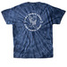 Cheri Circle Logo, a Navy Classic Tie Dye Tee (back-view)