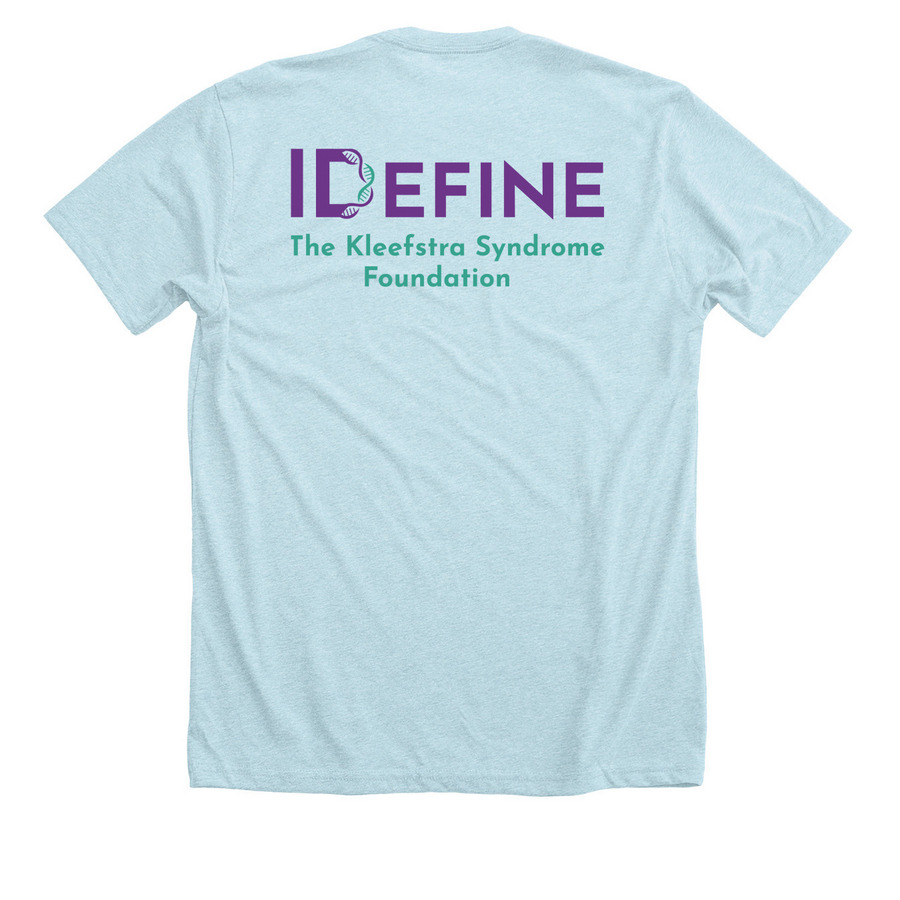 I Love Someone Rare (new), a Heather Ice Blue Premium Unisex Tee (back-view)