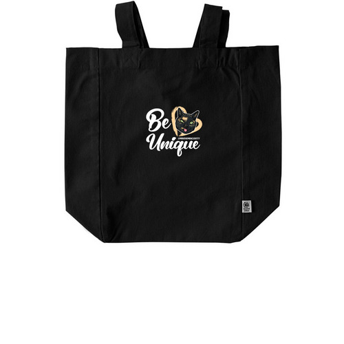 Miracles Happen&nbsp;, a Black Recycled Cotton Tote Bag