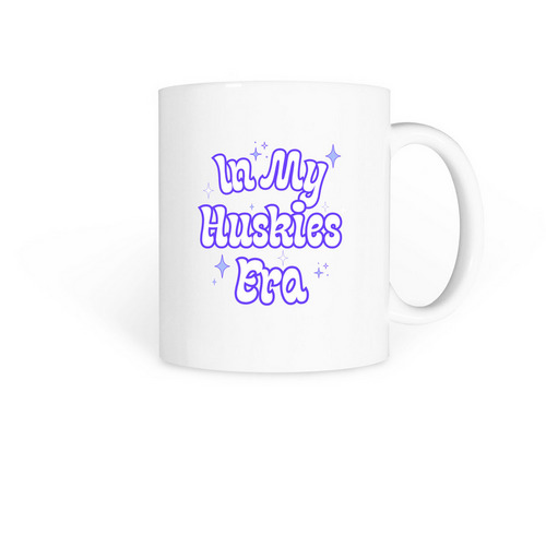 In My Huskies Era Mug - Bright, a White Coffee Mug