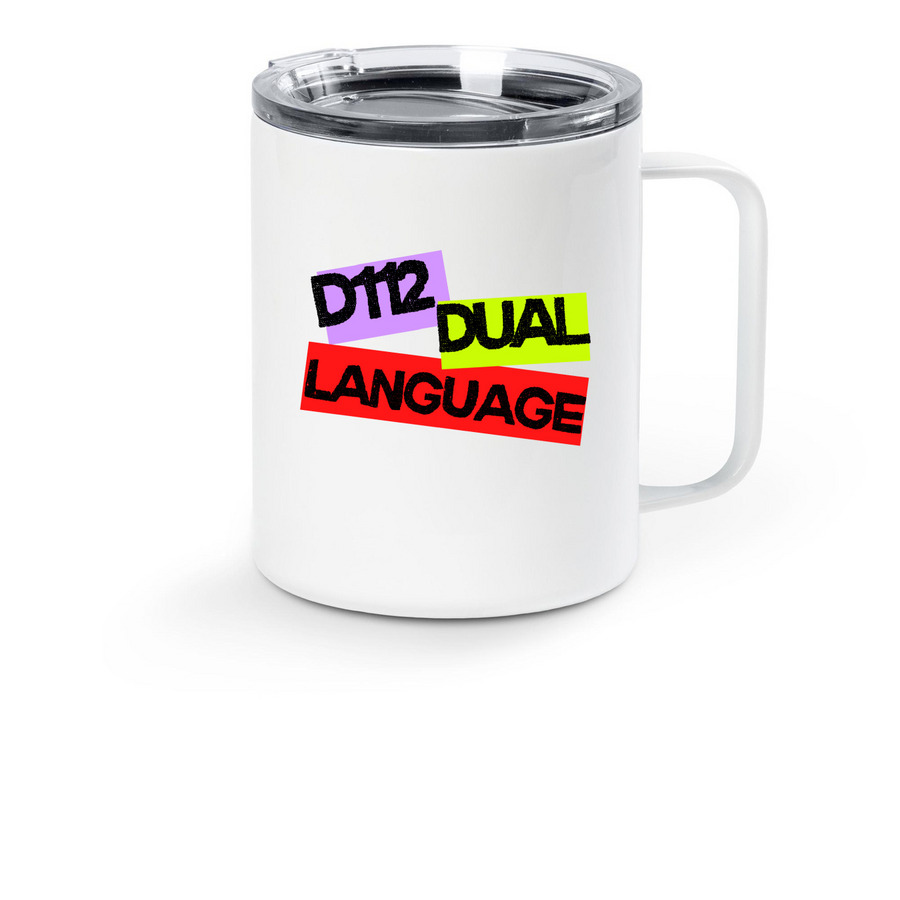 Rockets/Los Cohetes Stainless Travel Mug, a White Stainless Steel Travel Mug