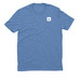 COTP Classic Handprint Tee, a Azure Blue Allmade Eco Triblend Unisex Tee
