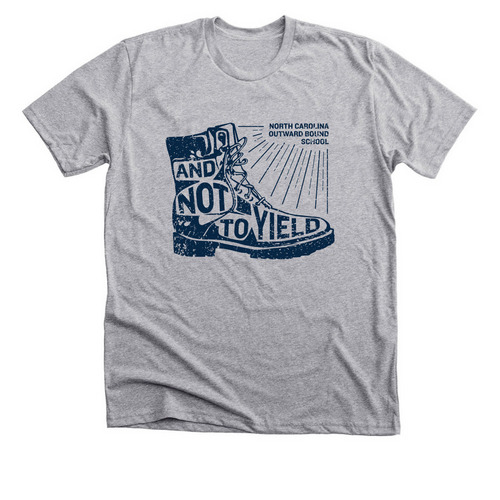 And Not to Yield, a Athletic Heather Premium Unisex Tee