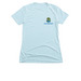 Protecting and Caring, a Ice Blue Women's Slim Fit Tee
