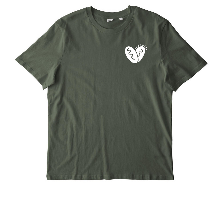Mito Heart - Long/Short-Sleeve (Youth/Adult), a Khaki Green Stanley/Stella Unisex Creator 2.0 Tee
