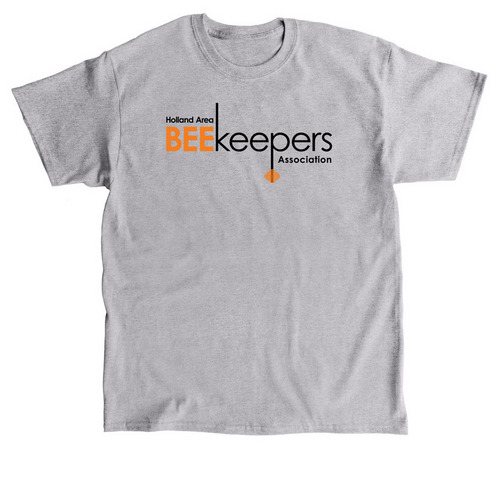 Black/Orange Logo Items, a Sport Grey Classic Unisex Tee