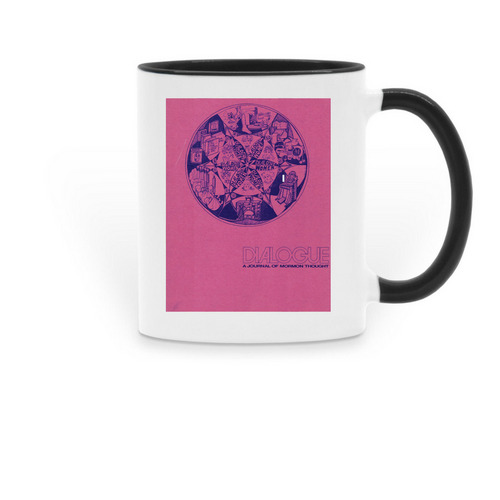 Dialogue 60th Anniversary Mugs, a Black Two-Tone Ceramic Mug