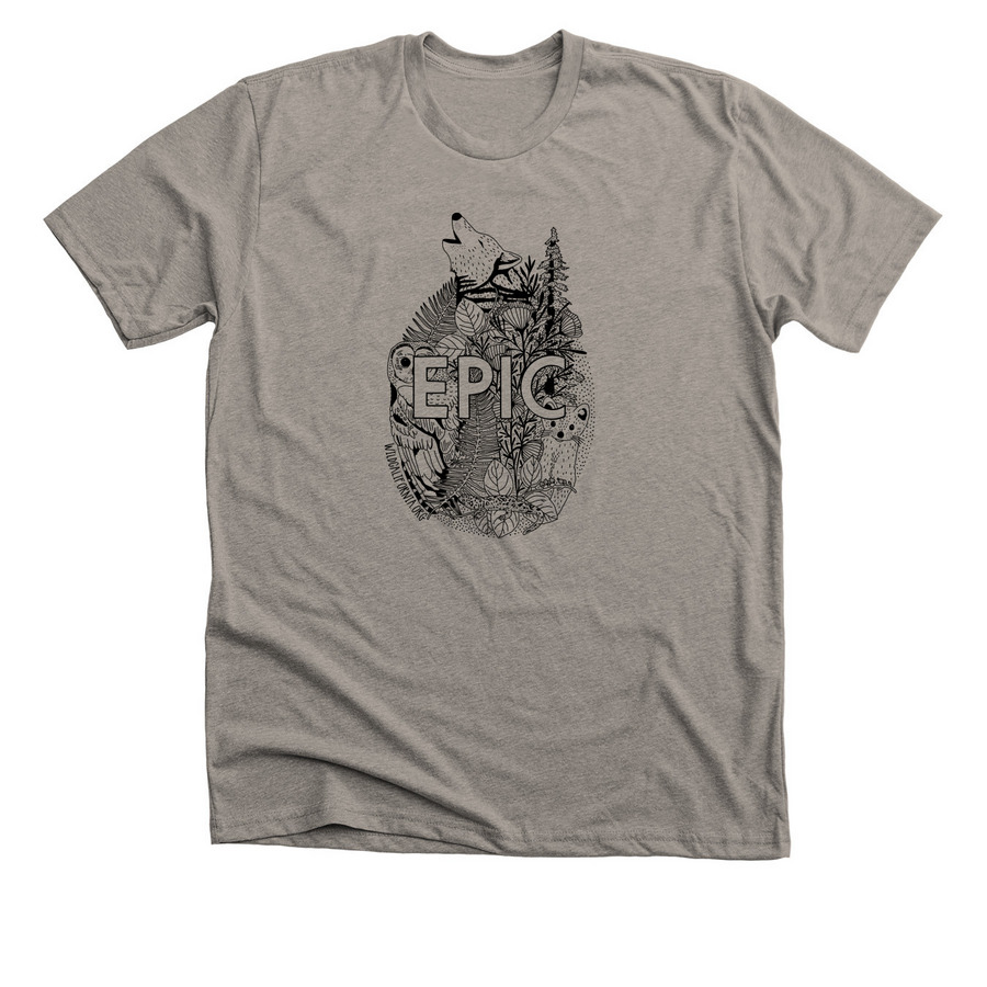 Forest Family, a Heather Stone Premium Unisex Tee