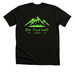 Be Yourself -Mountain, a Solid Black Blend Premium Unisex Tee