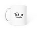 Pippin Mug, a White Coffee Mug (back-view)