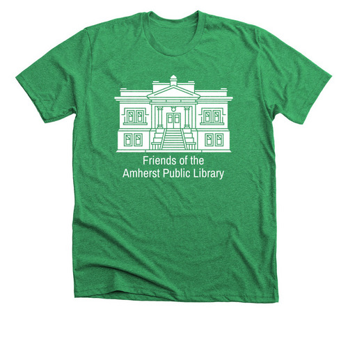 Friends of the Amherst, OH Public Library, a Heather Kelly Premium Unisex Tee