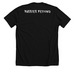Barrier Beyond, a Solid Black Blend Premium Unisex Tee (back-view)