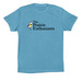Cotton Tee, a Ocean Blue Premium Cotton Tee