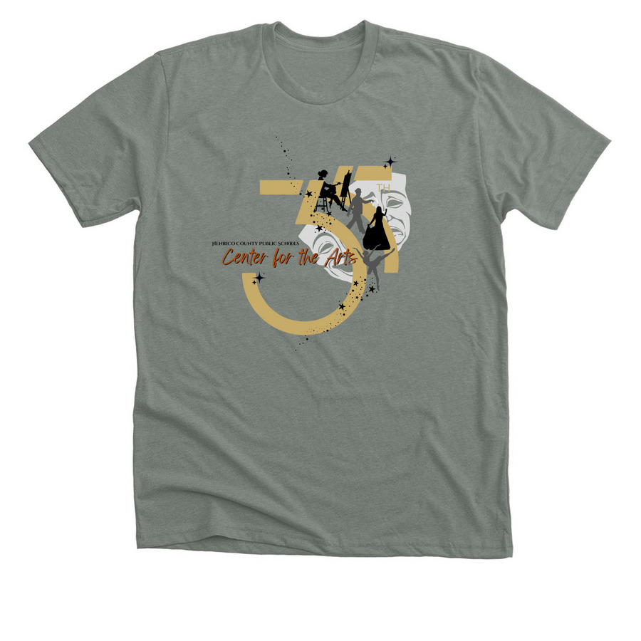 Center for the Arts 35th Anniversary, a Deep Heather Premium Unisex Tee