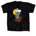 Morbidly Curious Ghost, a Black Classic Tie Dye Tee