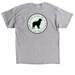 Be The Person Your Dog Thinks You Are, a Sport Grey Classic Unisex Tee (back-view)