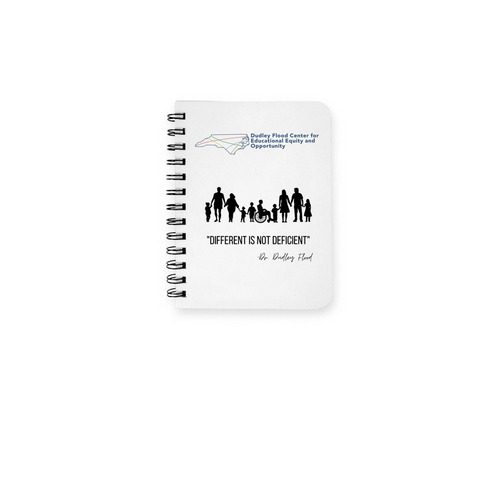 Dudley Flood Quote Spiral Notebook, a White Spiral Notebook