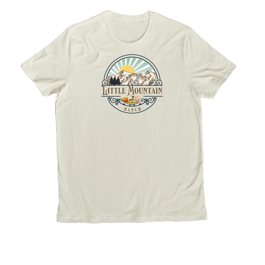 Little Mountain Ranch, a White Sand Allmade Organic Cotton Unisex Tee