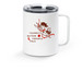 Campfire Mug, a White Stainless Steel Travel Mug