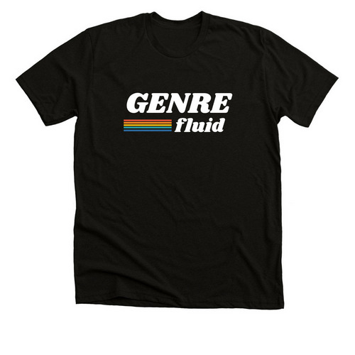Genre fluid, a Solid Black Blend Premium Unisex Tee