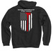 RMK Simple Design&nbsp;, a Black Pullover Hoodie (back-view)