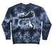 Pets In Need ? General ?&nbsp; Limited: Wild Side, a Black Tie Dye Crewneck Sweatshirt (back-view)