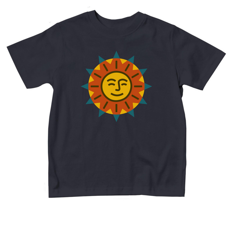 Little Sol Tee, a Navy Toddler Tee