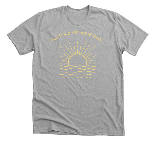 I've Deconstructed Dude, a Athletic Heather Premium Unisex Tee