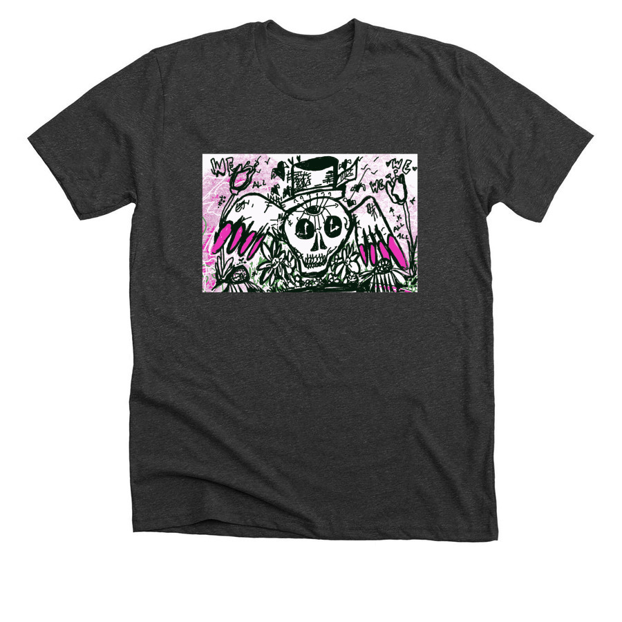 All the Saints Theater Company, a Dark Grey Heather Premium Unisex Tee
