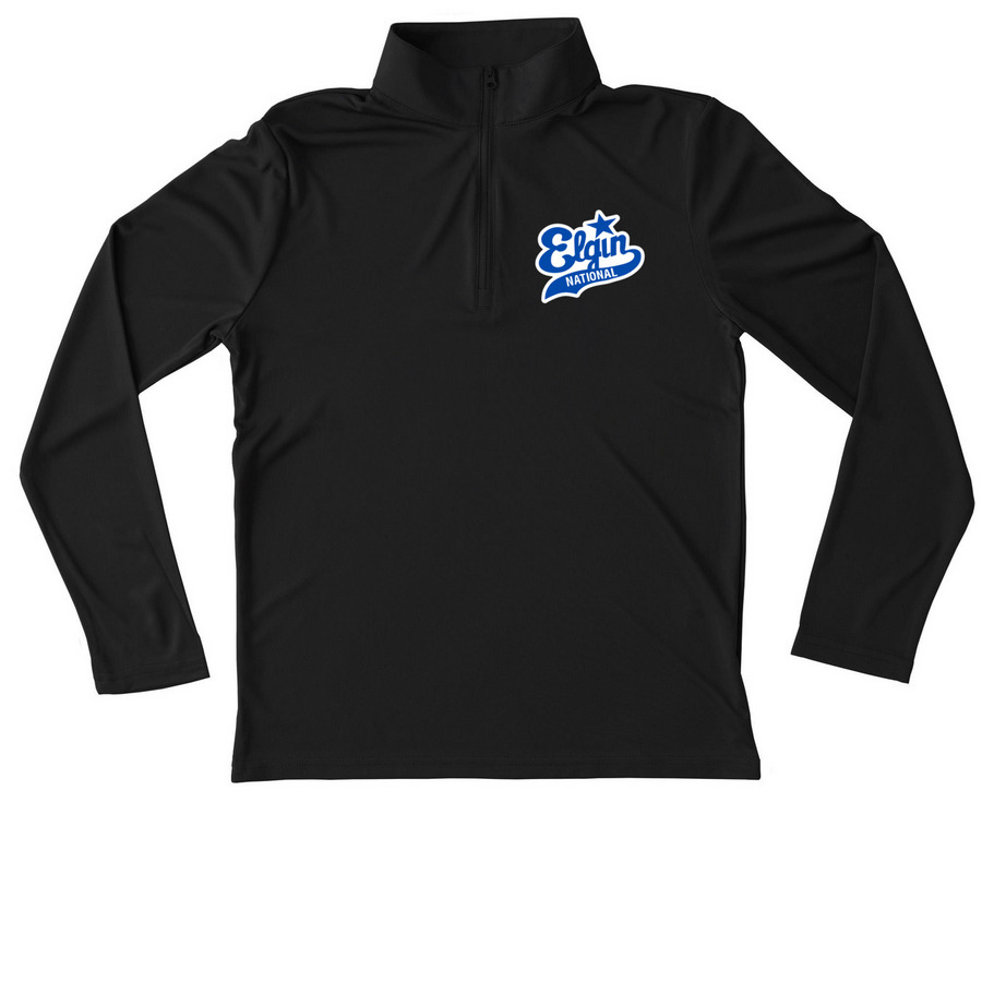 Classic Performance Wear, a Black Youth Performance Quarter Zip Pullover