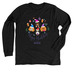 HAPPY HOWLIDAYS & MERRY CAVMAS, a Solid Black Blend Premium Long Sleeve Tee