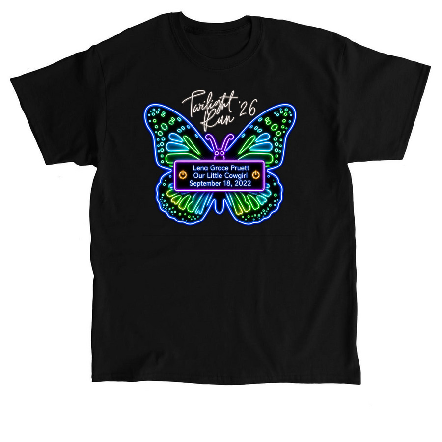 Heaven's Cradle Twilight Run 2026, a Black Classic Unisex Tee