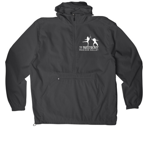 2026 Nutcracker Cast Apparel, a Graphite Packable Anorak