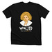 WWJTD, a Solid Black Blend Premium Unisex Tee