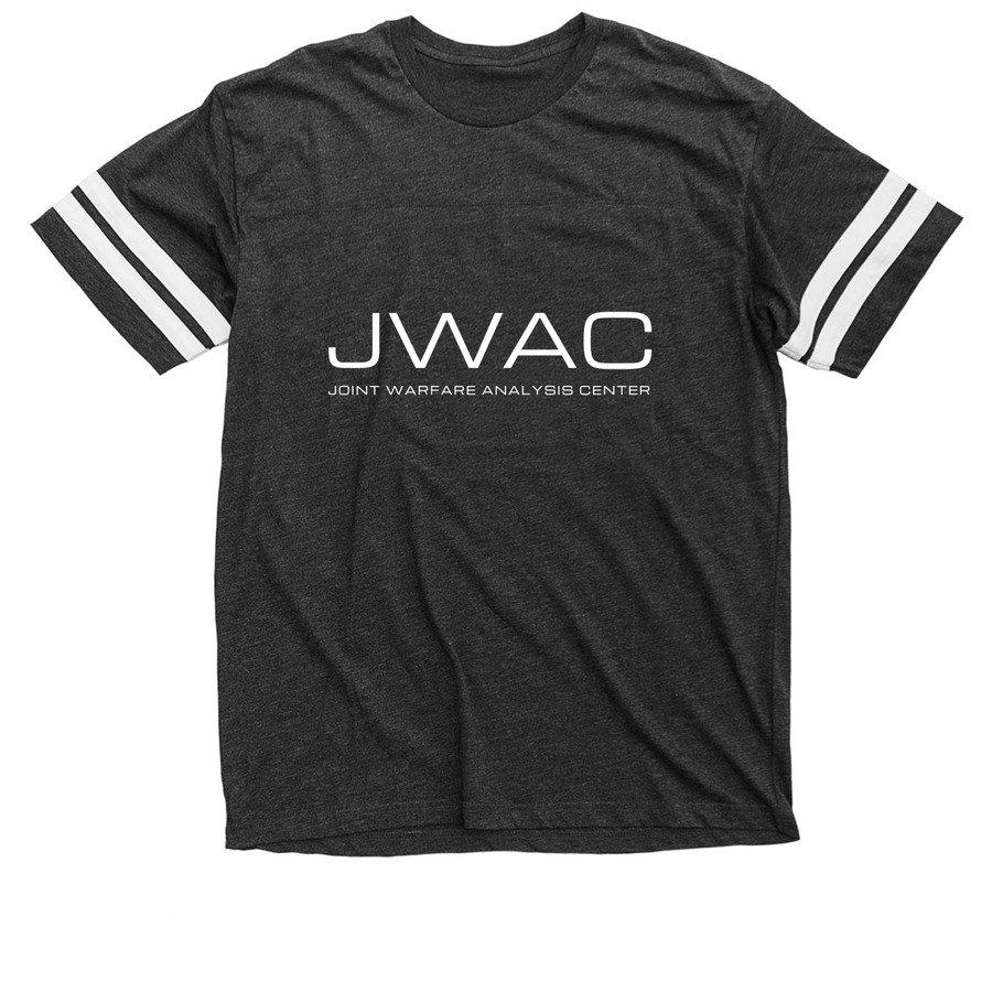 JWAC Short Sleeve Shirts (Dark), a Vintage Smoke / White Football Jersey Tee